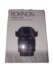 Rokinon FE14MAF-N 14mm f/2.8 IF ED UMC Lens For Nikon with AE Chip