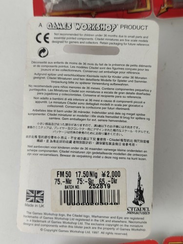 Blister/scatole METALLO Warhammer Age of Sigmar Fantasy Battles multilista OOP - Foto 174 di 484