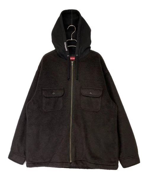 Chemise à capuche zippée polaire L Supreme