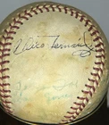 1960s Detroit Tigers Team Signed Vintage Baseball Fernandez roarke aguirre mossi