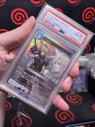 PSA 10 Cloud Opus 1 - Wave 1 #182L 2016 Final Fantasy 