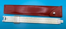 Pickett N-1080-T Refinery Supply 12” Slide Rule & Leather Case