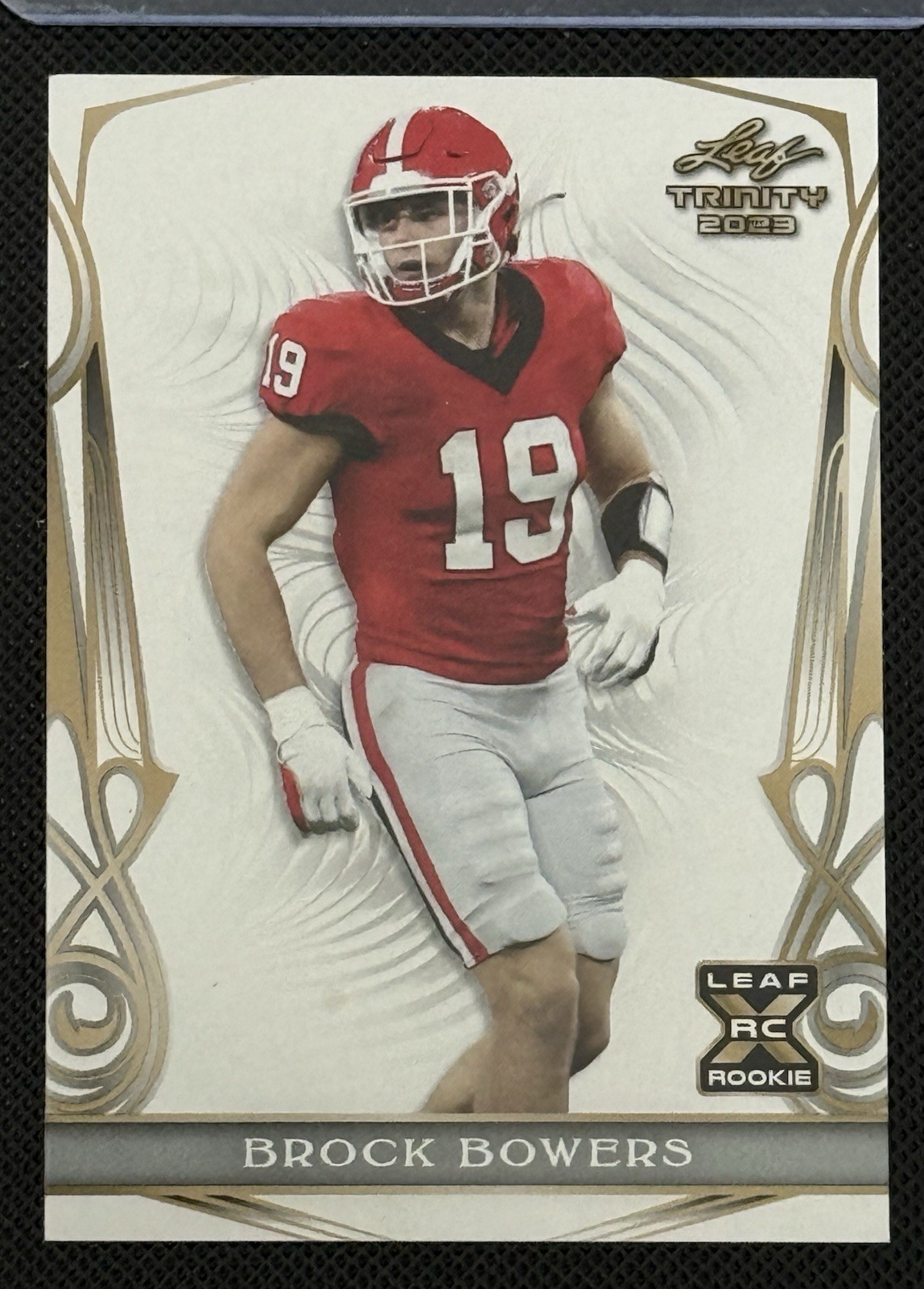 2023 Leaf Trinity Brock Bowers Rc #97