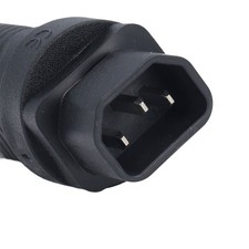 Image of 2pcs IEC320 C14 To NEMA 5 15R Power Adapter C14 Male To 5 15R US 3 Pin Female