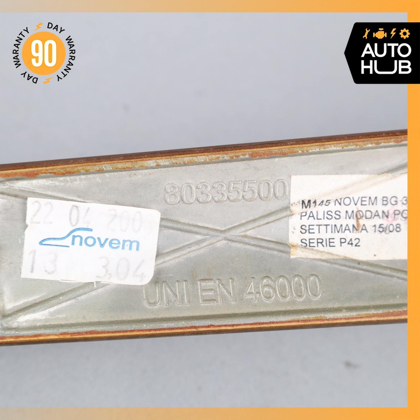 08-19 Maserati GranTurismo M145 Rear Right Side Door Panel Trim Wood OEM