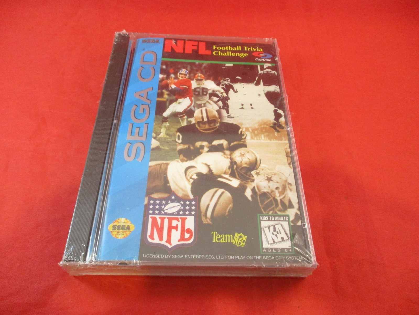 NFL Football Trivia Challenge (Sega CD) **BRAND NEW** Sealed!