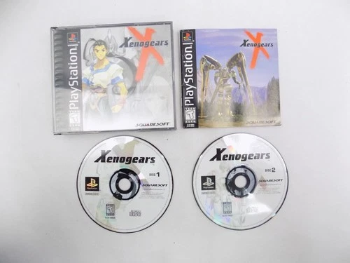 Mint Disc Playstation 1 PS1 Xenogears - With Manual NTSC