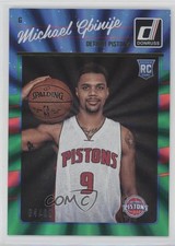 2016-17 Panini Donruss Rookies Green Holo Laser 94/99 Michael Gbinije #188 0b0