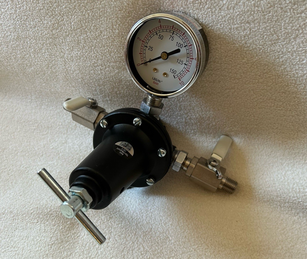 Binks 85-470 Pressure air regulator control gauge assembly valve HAR511 Carlisle