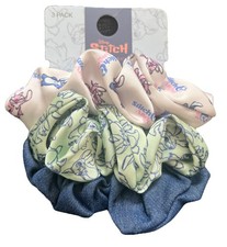 Disney STITCH Set Of 3 SCRUNCHY Hair Accessories Exclusive