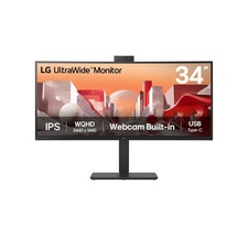 LG Monitor Curvo 34" Wide Quad HD 3440x1440 IPS Nero con Hub USB