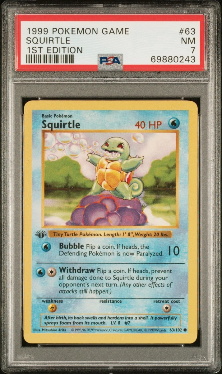 Pokémon TCG Base Set Grade 7 Individual Collectible Card Game