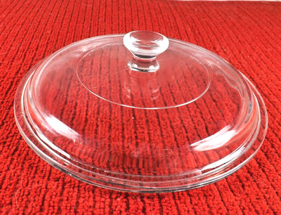 Vintage Pyrex P83C Clear Glass Replacement Lid For CorningWare