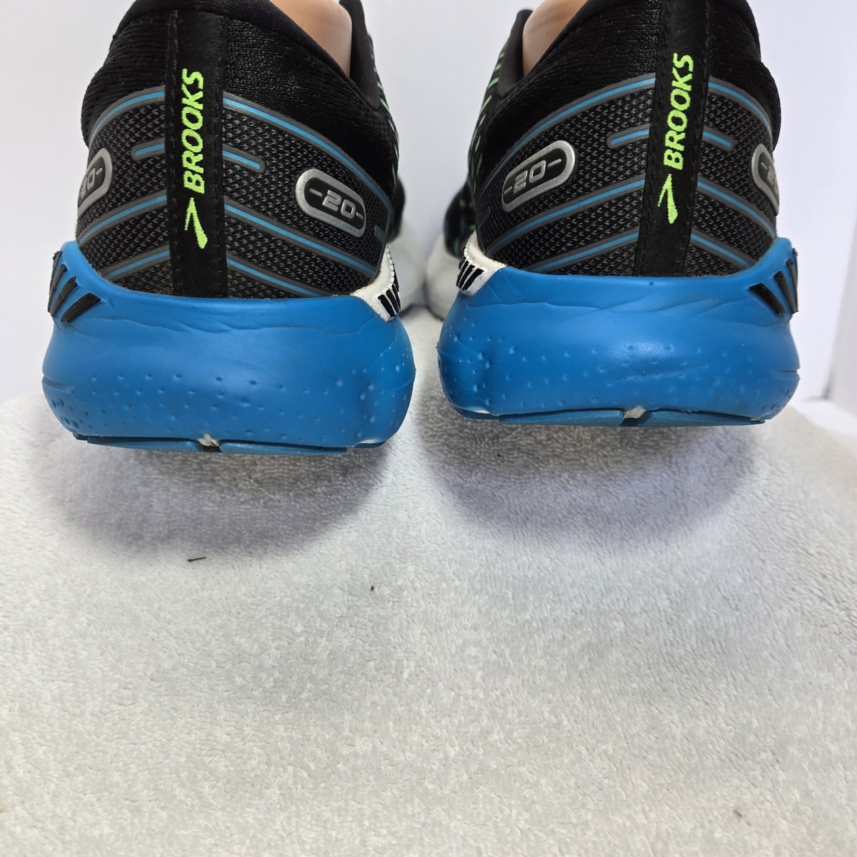 Brooks Glycerin GTS 20 Black Hawaiian Ocean Green Road-Running Sneakers 11.5 Brooks Glycerin GTS 20 Mens Shoes Sz 10.5 Black Hawaiian  main image 4