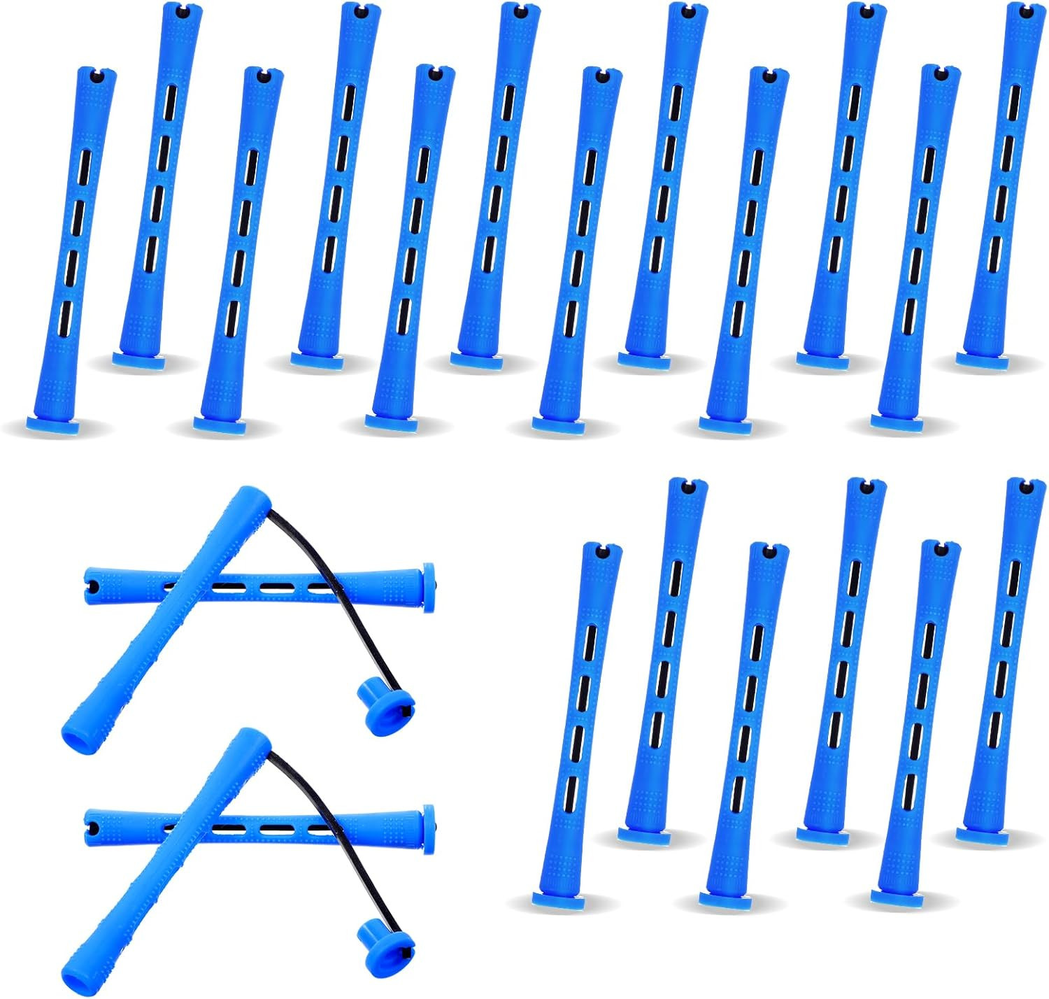 20 Pcs Perm Rods For Short Hair Small Plastic Hair Perming Rods And Rollers Hair