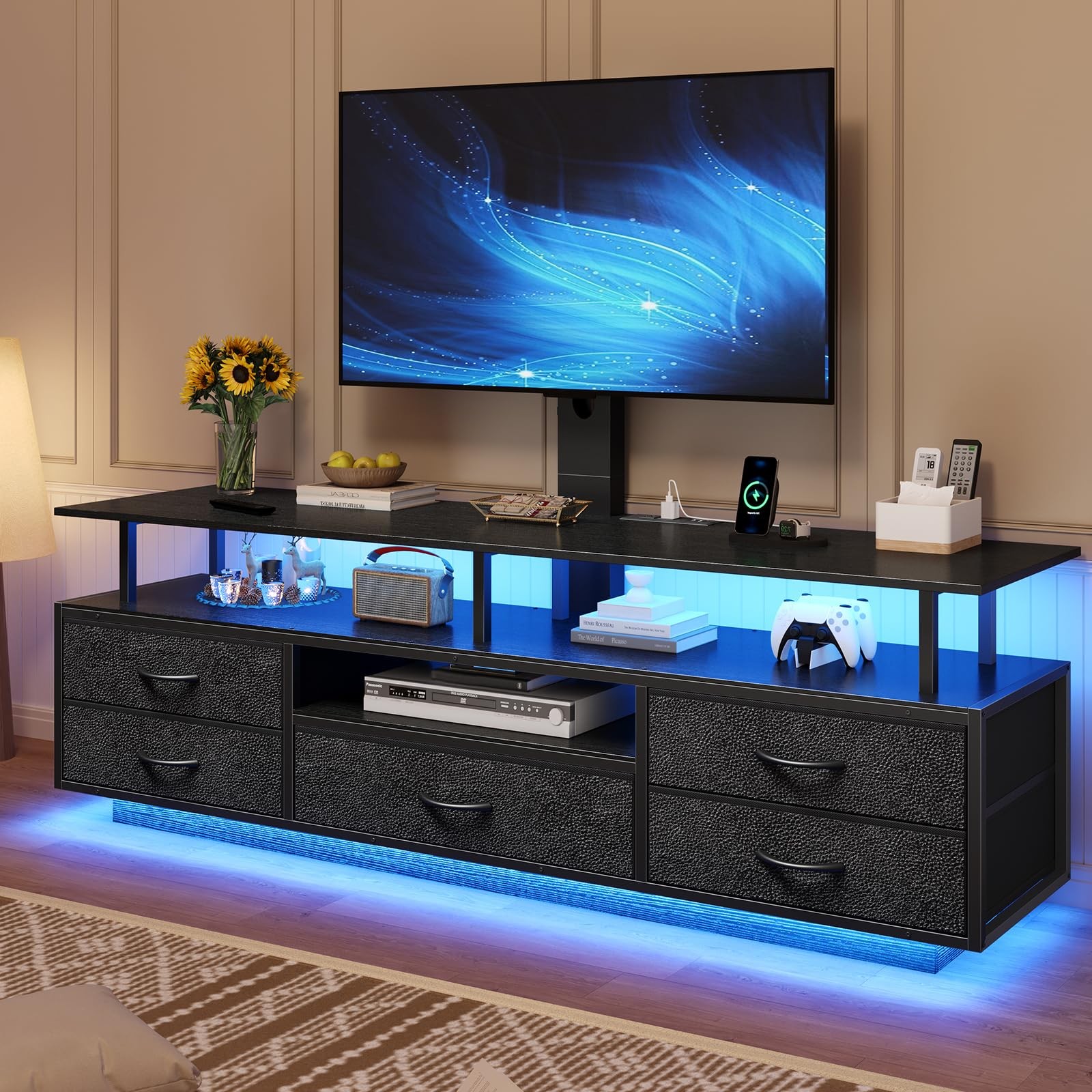 With Mount For 32/55/65/70 Inch Tvs 51.2" Led Tv Stand