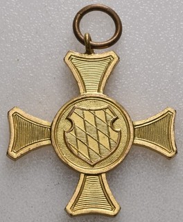 Bayern Militär Verdienstkreuz 1. Klasse 1913 1921 für 15 Dienstjahre Tombak