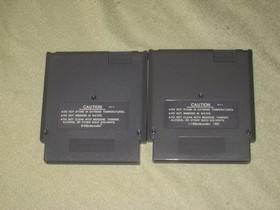 Ghostbusters 1  & 2 for NES .Authentic. Cleaned/Tested.  Nintendo. MINT.Slimer.
