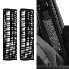 YUPIKJI 2PCS Bling Seat Belt Covers, Seat Belt Cover Pad, Car Seatbelt Should...