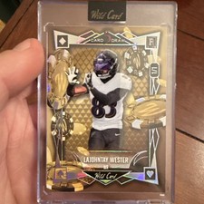 2025 Wild Card 5 Card Draw Lajohntay Wester - Baltimore Ravens (RC) 1/1 Rookie