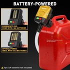 Battery-Powered Fuel Transfer Pump - 3.2 GPM No Spill New Version (Yellow)