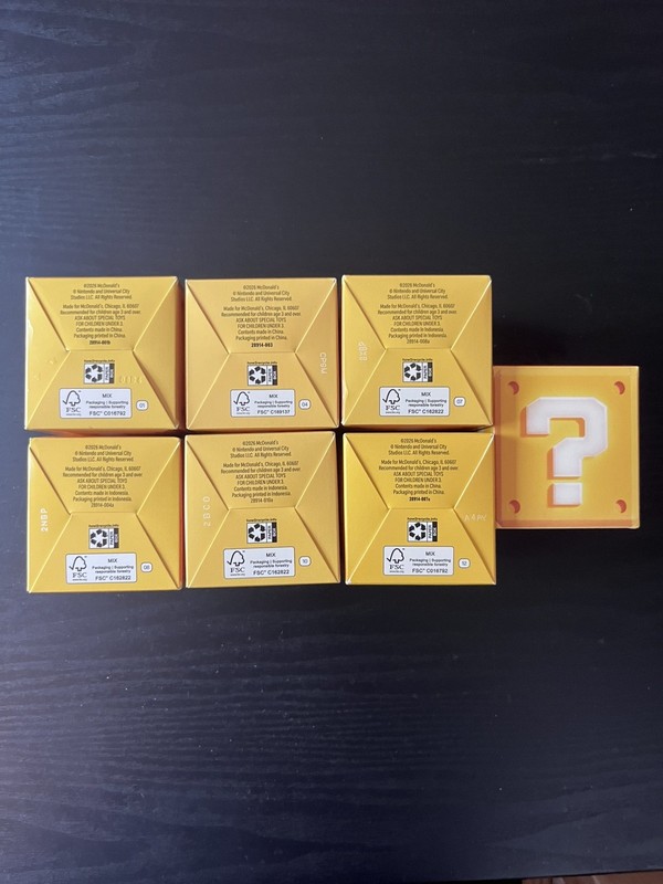 2026 McDONALD'S Super Mario Galaxy Happy Meal #1, 4, 7, 8, 10, 12 