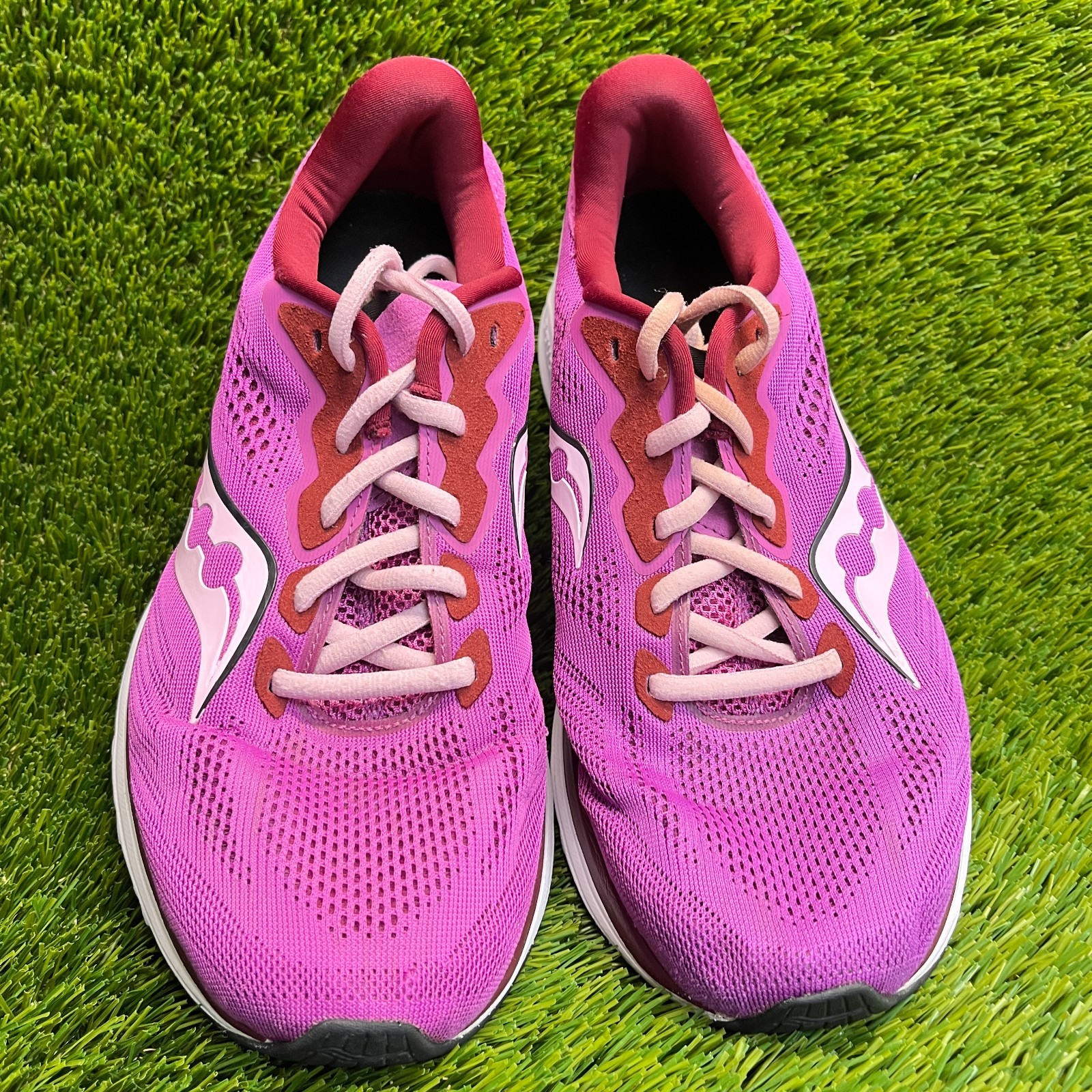 Saucony Ride 14 Womens Size 10.5 Purple White Athletic Running Shoes Sneakers thumbnail 5