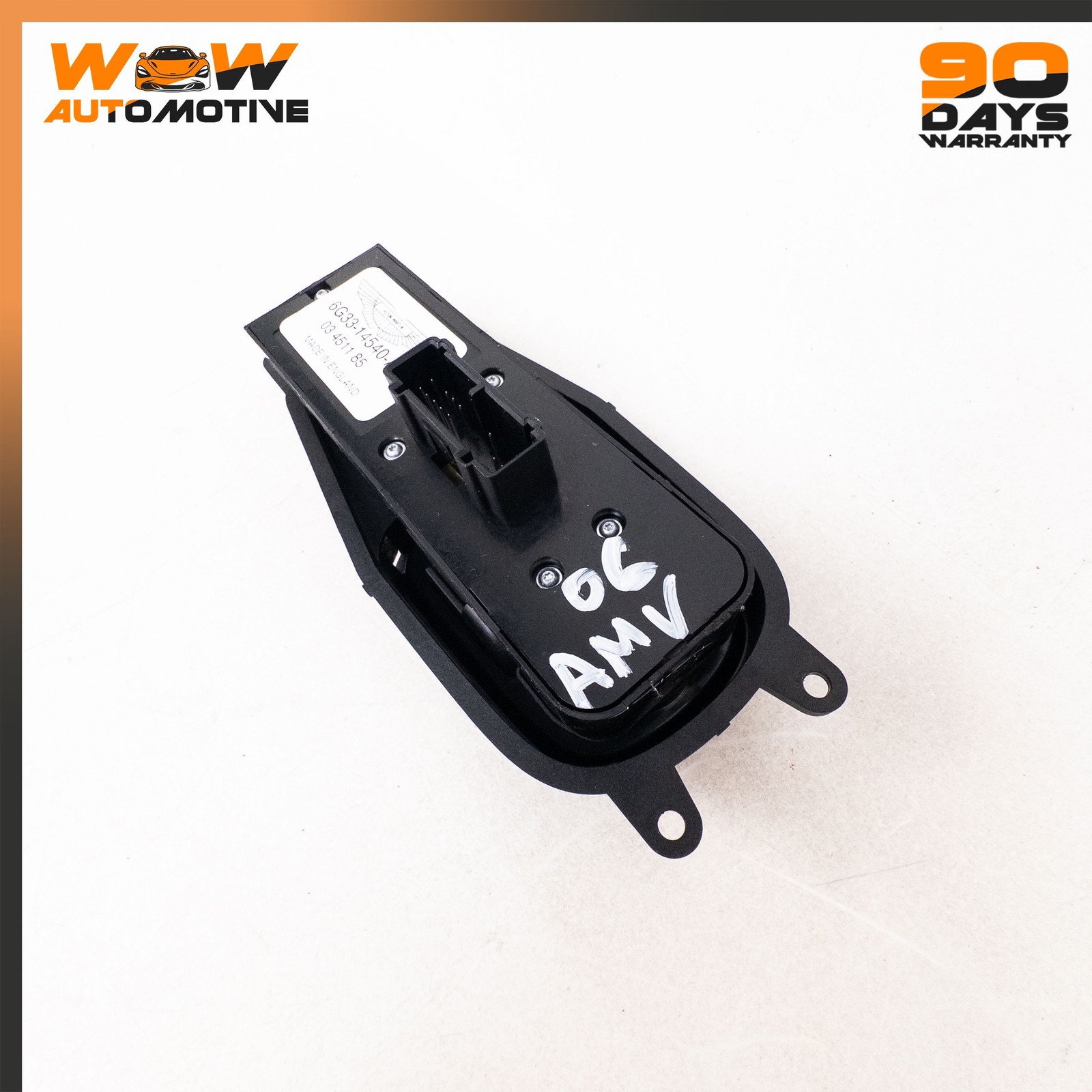 05-16 ASTON MARTIN V8 VANTAGE DB9 FRONT LEFT WINDOW MASTER SWITCH CONTROL OEM
