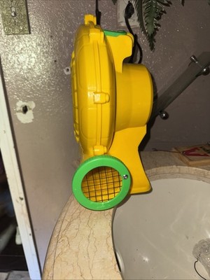 Aleko Bounce House Air Blower Pump Fan Inflatable 110V-120V 60Hz Yellow