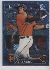 2016 Bowman Chrome Prospects Blue Shimmer Refractor Jonah Arenado #BCP240 2l4