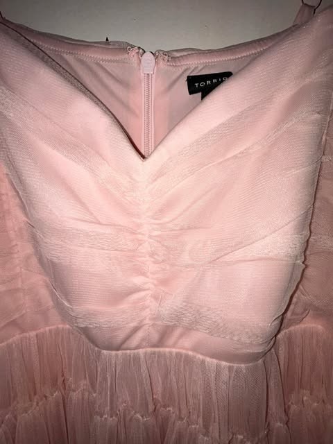 Torrid Pink Tulle Prom Dress Size 28 image 4