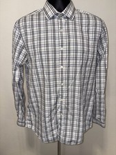 Kenneth Cole Dress Shirt Button Down Men 15-15 1/2 34/35 Medium Long Sleeve