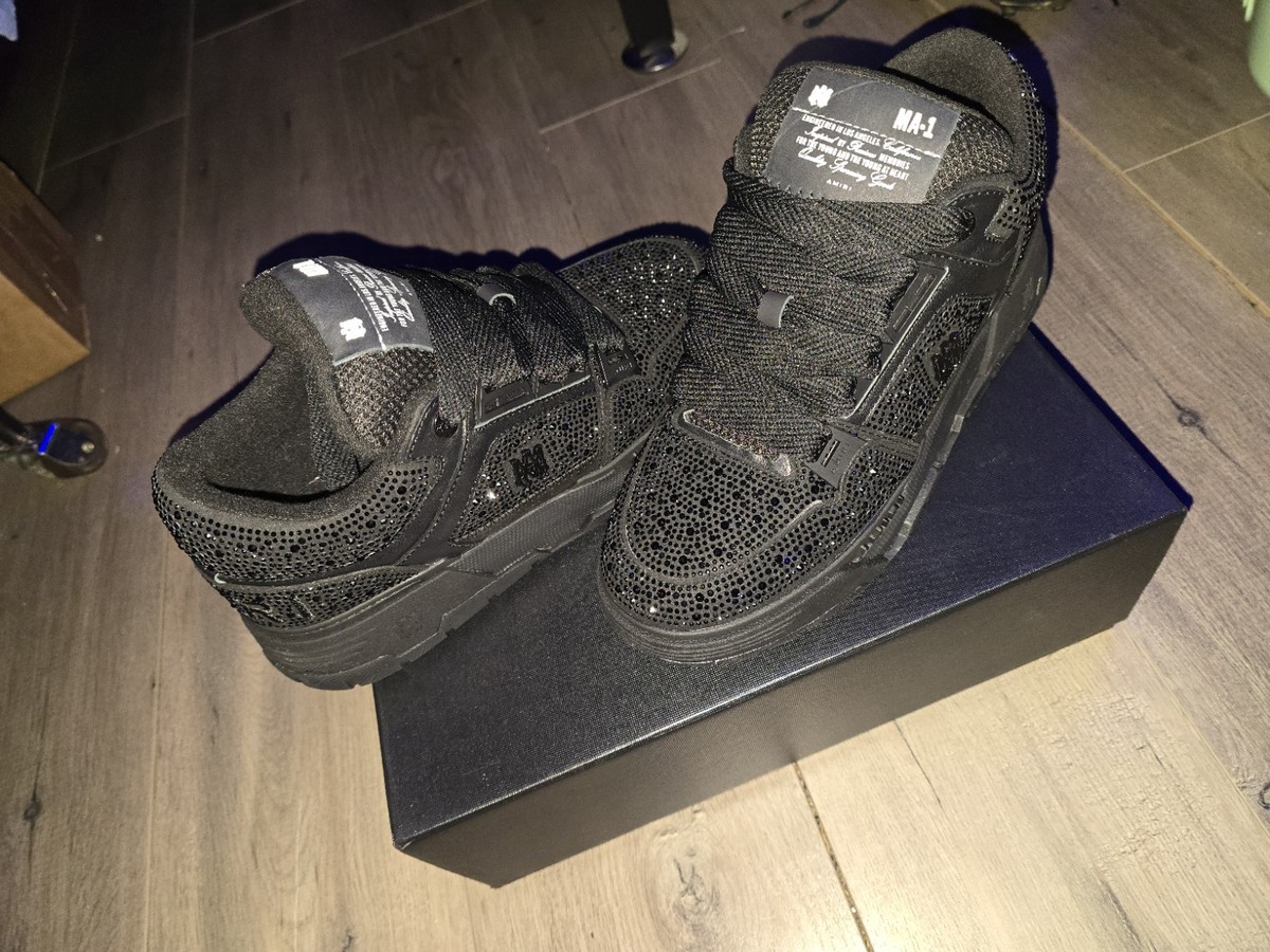 Amiri Crystal MA-1 Black | eBay