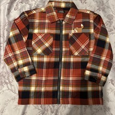NWT Next Boys Brushed Cotton Check long Sleeve Shirt  2-3  Years