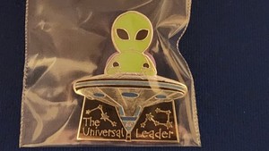 2025 " THE UNIVERSAL LEADER." AIBF Speical Shape hot air balloon pin, S/H COMB.