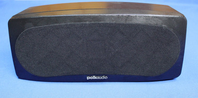 Polk Audio RM6005 Center Channel Speaker Wired Black 10in Rectangular