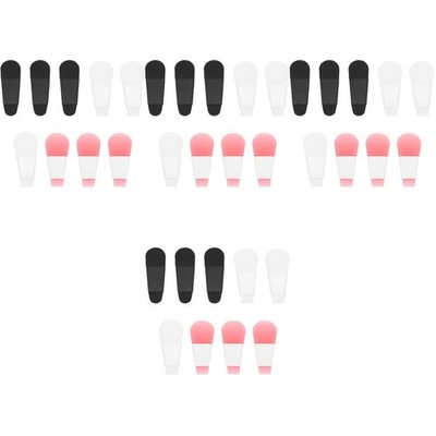 36 PCs Kurzgriff Gesichtsmaske Pinsel Gesichtsmaske Pinsel Gesichtsmaske