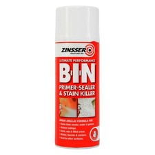 Zinsser Primer - BIN Shellac Based Aerosol - 400ml