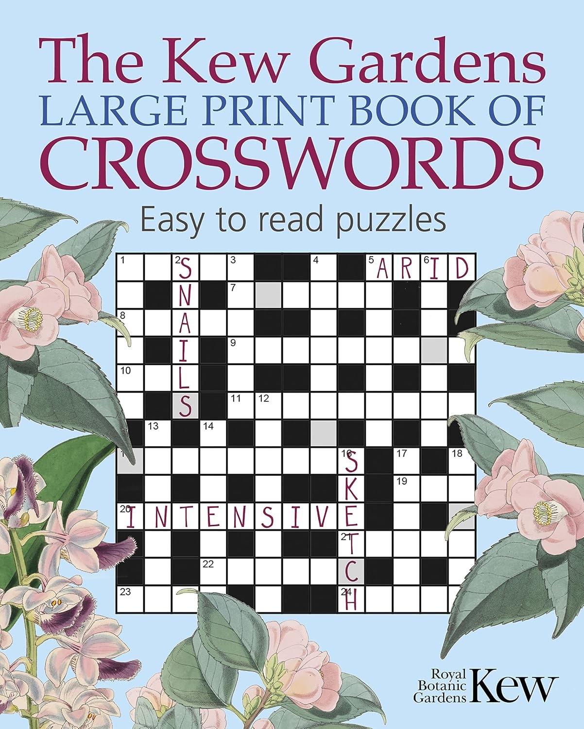 The Kew Gardens Large Print Book of Crosswords by Eric Saunders - - Image 6