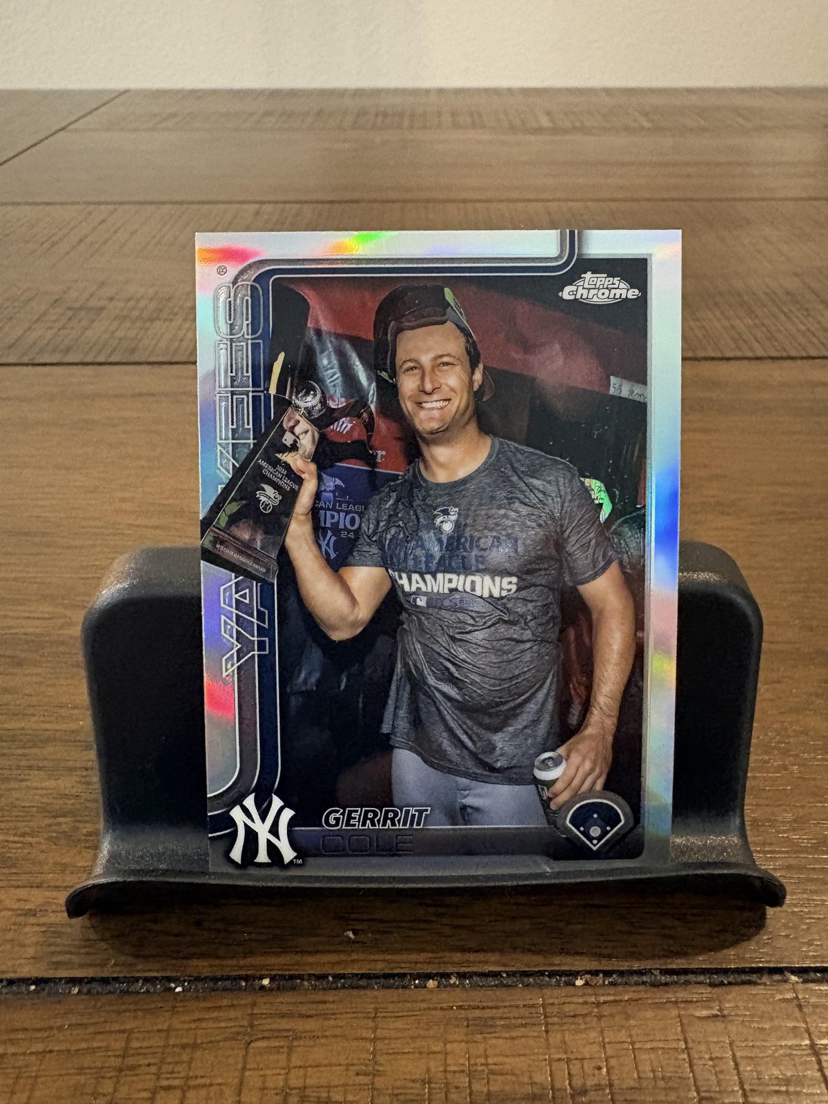 2025 Topps Chrome #110 Gerrit Cole Refractor AL CY Variation