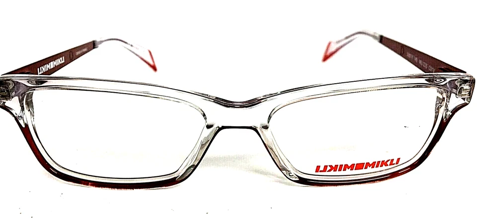 Nuevo marco de gafas para mujer Mikli by ALAIN MIKLI 53-17-154 rojo cristalino D Foto 2 de 4