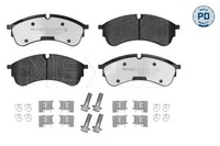 Meyle 025 221 7821/PD Bremsbelagsatz, Scheibenbremse FüR MAN VW