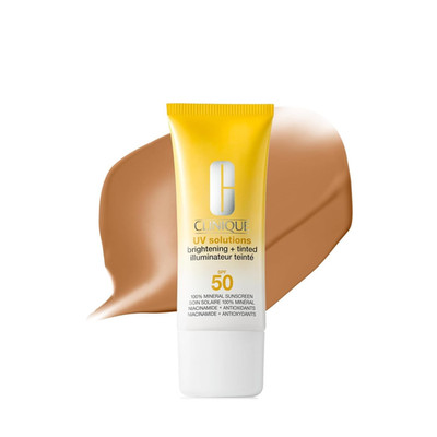 Clinique UV Solutions Brightening + Tinted Sunscreen for Face SPF 50 | Mineral S