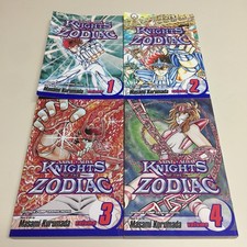 Saint Seiya Caballeros del Zodiaco Volumen 1 2 3 4 Manga Inglés Lote Starter Set