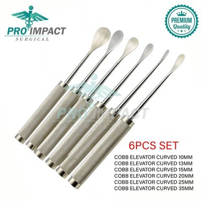 Cobb Elevator Set 6 Pcs Orthopedic Spine Surgical Elevators Instruments