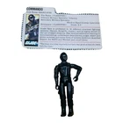 1982/83 Vintage Hasbro Gijoe Commando Snake Eyes Swivel Arm Action Figure