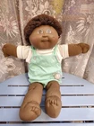 Vintage 1982 Coleco Cabbage Patch Kids AA Boy Doll Yarn Hair Elephant Overalls