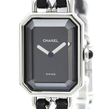 CHANEL Premiere Size L Steel Quartz Ladies Watch H0451 Polished BF593594