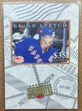 1997-98 Donruss Priority - Stamps Brian Leetch Gold