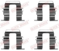 ZubehÖRsatz Scheibenbremsbelag Hinten Quick Brake 109 1259 ZubehÖR KIT